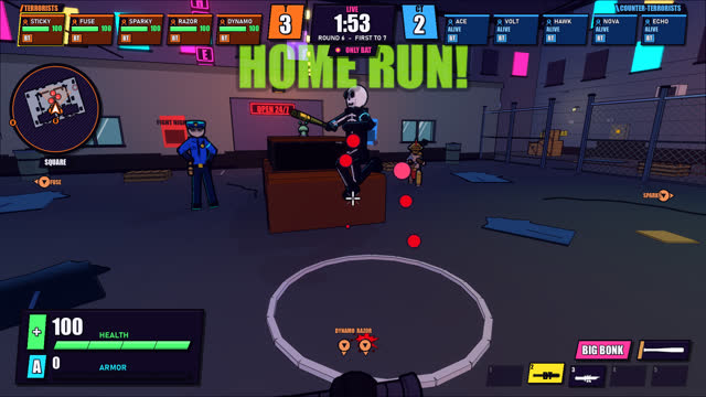 HOME RUN in the back alley fun mode